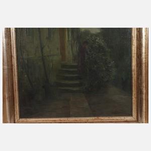 Prof. Franz Skarbina, attr., Nocturne am Haus