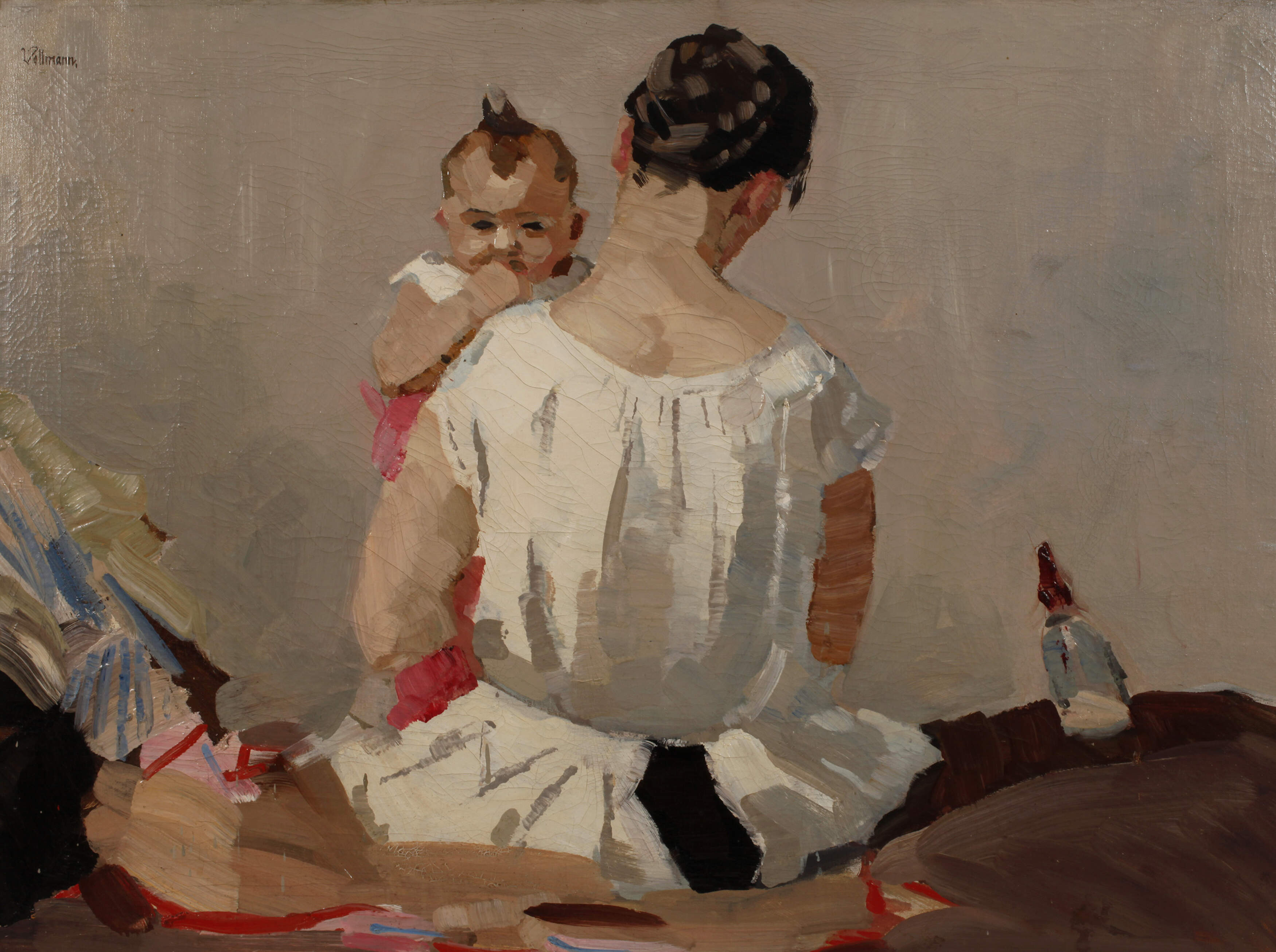 Vollmann, Mutter mit Kind