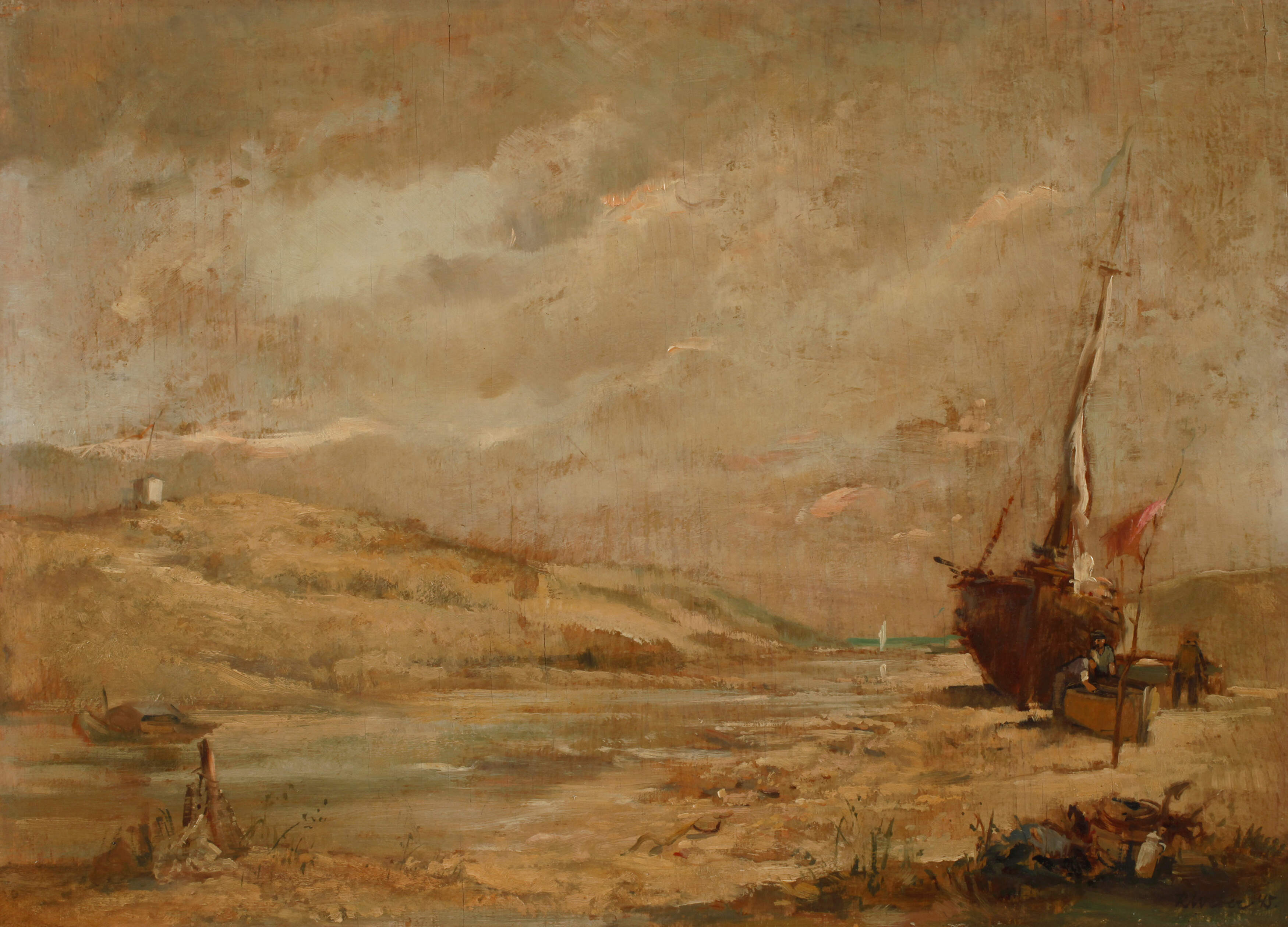 Rudolf Weber, "Dünen an der Ostsee"