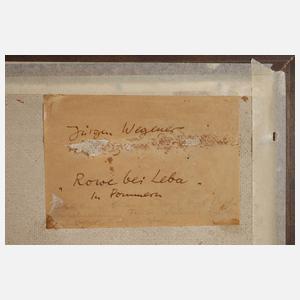 Jürgen Wegener, "Rowe bei Leba in Pommern"