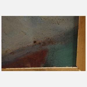 Willibald Hamburger, Herrenportrait mit Hund