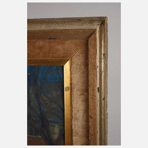 Willibald Hamburger, Herrenportrait mit Hund