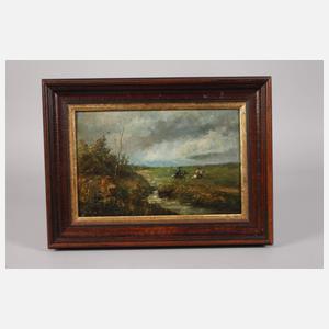 Reiter in Sommerlandschaft