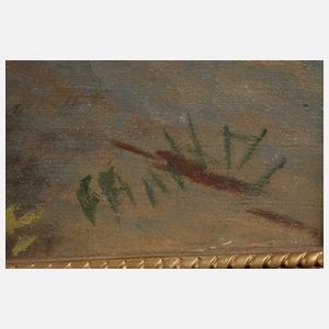 Heidelandschaft mit Windmühle