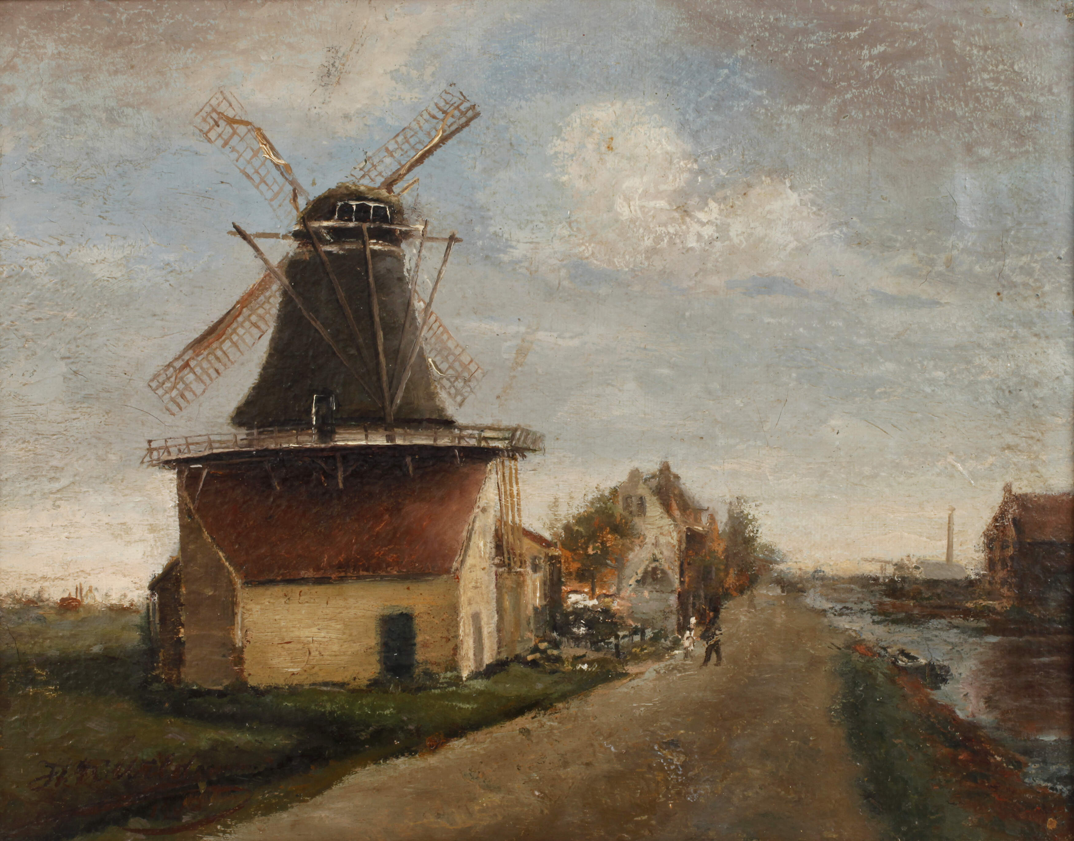 Windmühle an der Landstraße