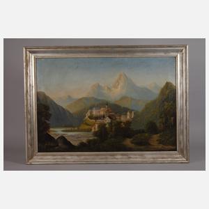 Kloster in alpiner Landschaft