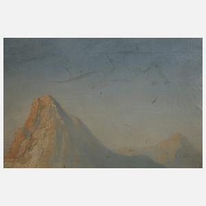 Kloster in alpiner Landschaft