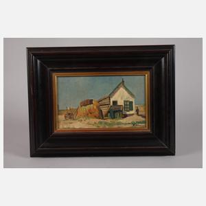 Bauernhaus im Sonnenlicht