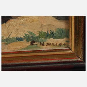 Bauernhaus im Sonnenlicht