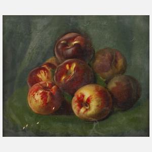 Pfirsichstillleben