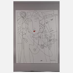 Claude Jaté, "Fleur's dans l'Atelier ..."