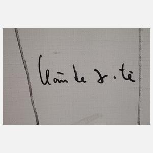 Claude Jaté, "Fleur's dans l'Atelier ..."