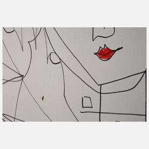 Claude Jaté, "Fleur's dans l'Atelier ..."