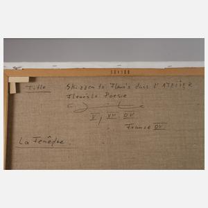 Claude Jaté, "Fleur's dans l'Atelier ..."