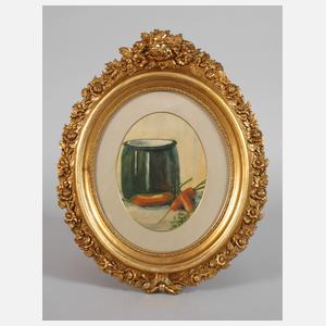 Ovaler Louis Phillippe-Goldstuckrahmen