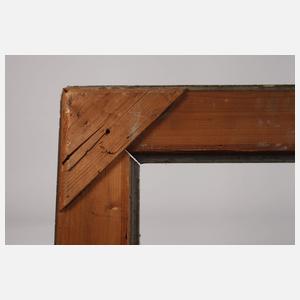 Versilberter Stuckrahmen