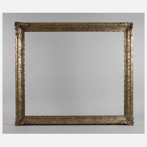 Versilberter Stuckrahmen