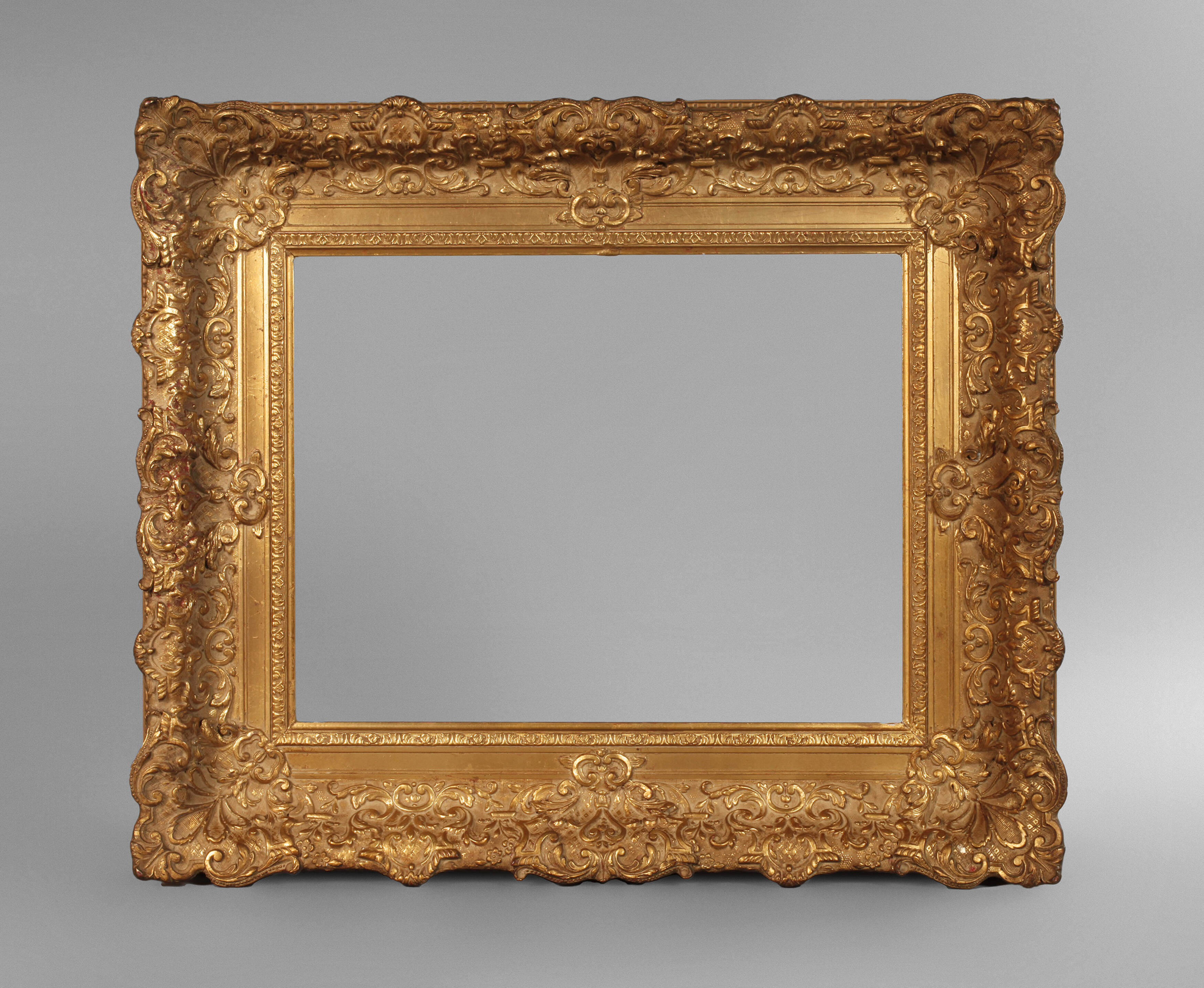 Régencestil-Goldstuckrahmen