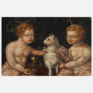 Feine barocke Miniaturmalerei