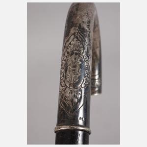 Spazierstock Silber