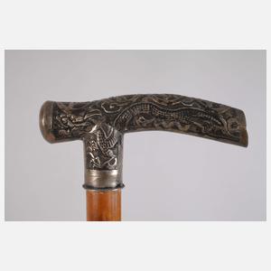 Spazierstock Silber