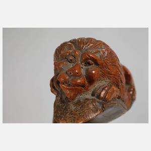 Geschnitzter Spazierstock