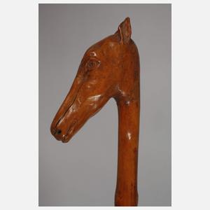 Geschnitzter Spazierstock