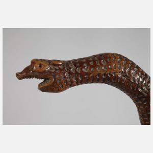 Geschnitzter Spazierstock