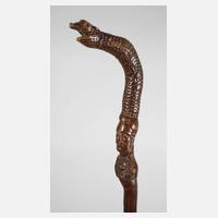 Geschnitzter Spazierstock111