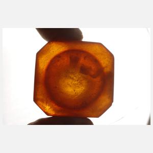 Paar Tintenfässer Bernstein