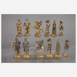 Prunkvolles Schachspiel