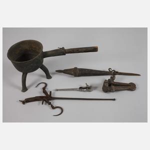 Konvolut historische Werkzeuge