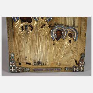 Ikone mit Silberoklad