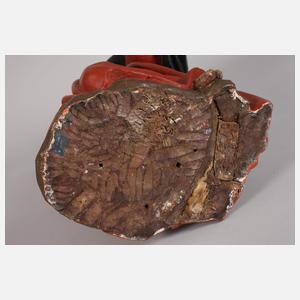 Geschnitzte Heiligenfigur