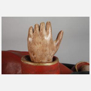 Geschnitzte Heiligenfigur
