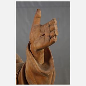 Geschnitzte Heiligenfigur