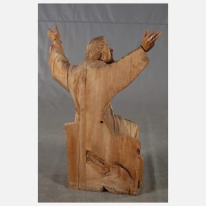 Geschnitzte Heiligenfigur