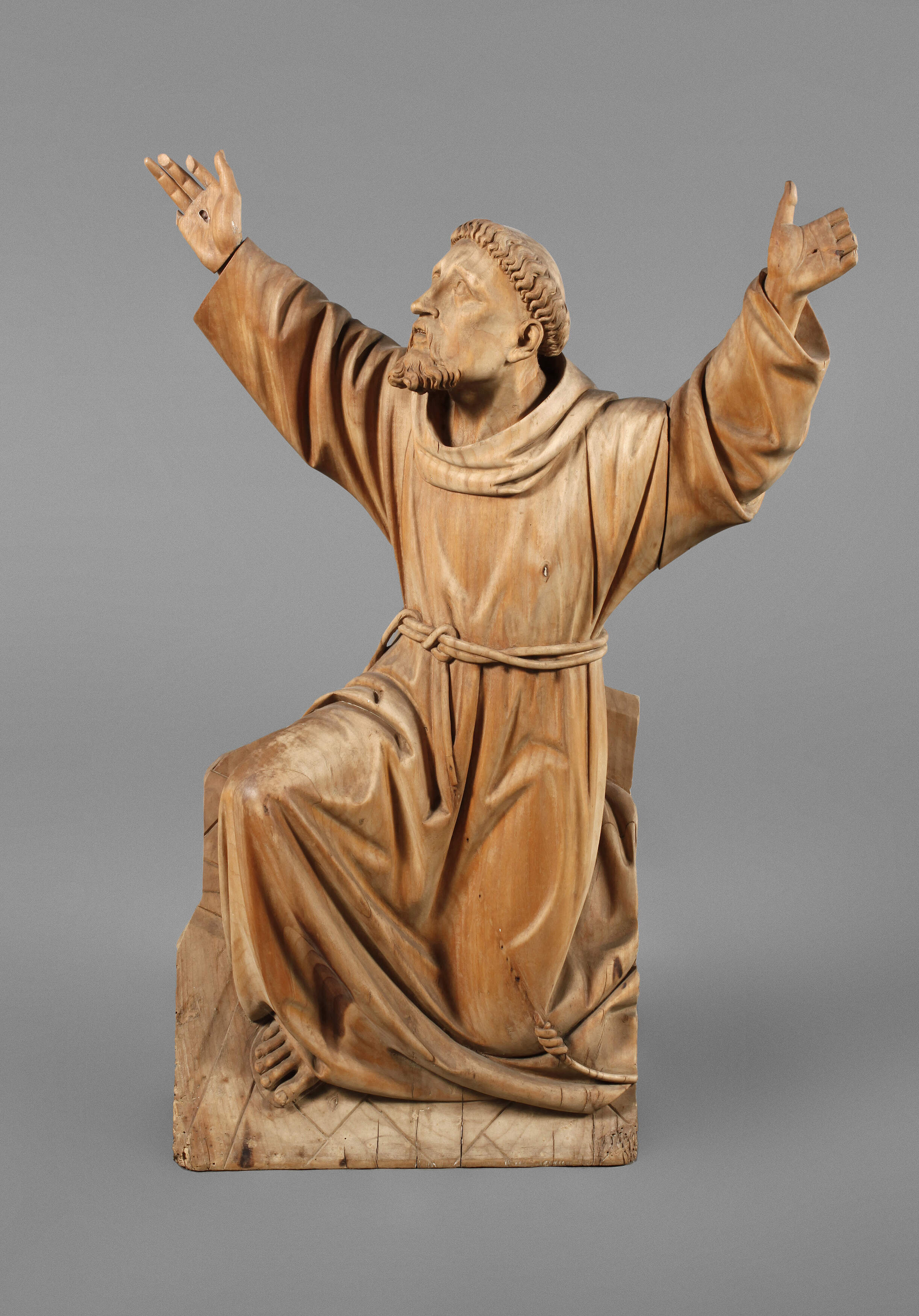 Geschnitzte Heiligenfigur