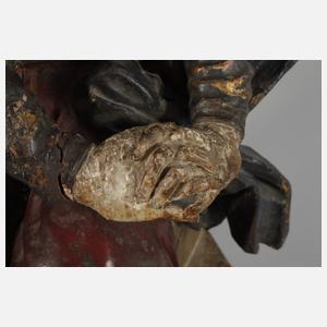 Geschnitzte Marienplastik