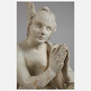 Zwei barocke Altarengel