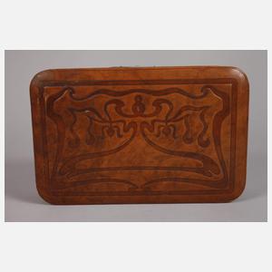 Lederschatulle Jugendstil