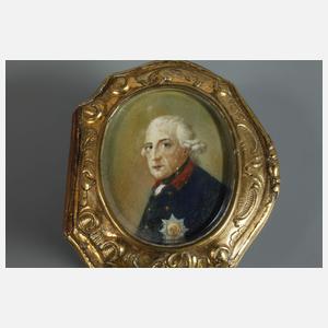 Tabatiere mit Portrait Friedrich II.