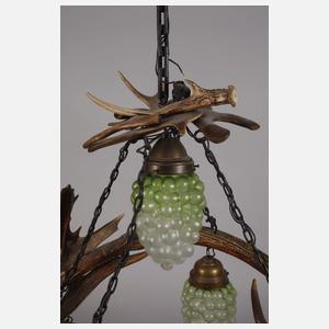 Jagdliche Deckenlampe