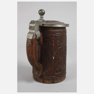 Geschnitzter Bierseidel