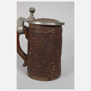 Geschnitzter Bierseidel