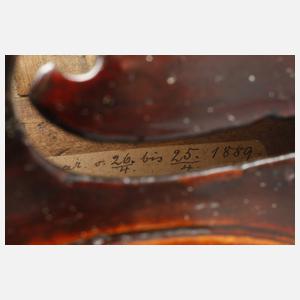 Violine Johann Gottfried Hamm