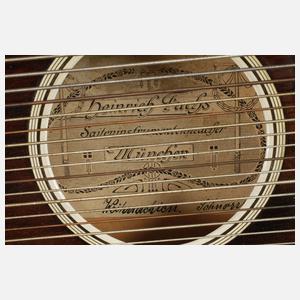 Harfenzither Heinrich Fuchs