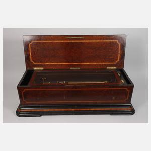 Übergroße Walzenspieldose B. A. Bremond