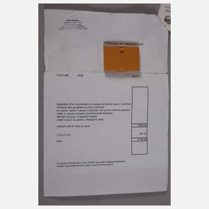 Übergroße Walzenspieldose B. A. Bremond