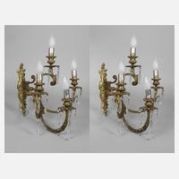 Paar Wandlampen Historismus111